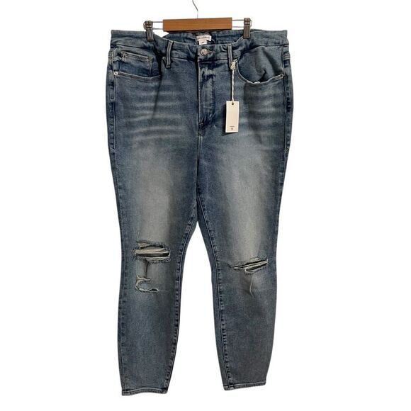 Good American Good Legs Sculpting Jean in Super Stretch Denim Size 20 NWT - Picture 1 of 7